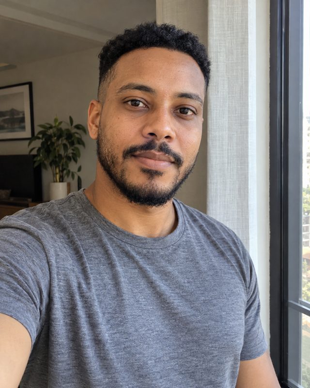 Original photo of a man