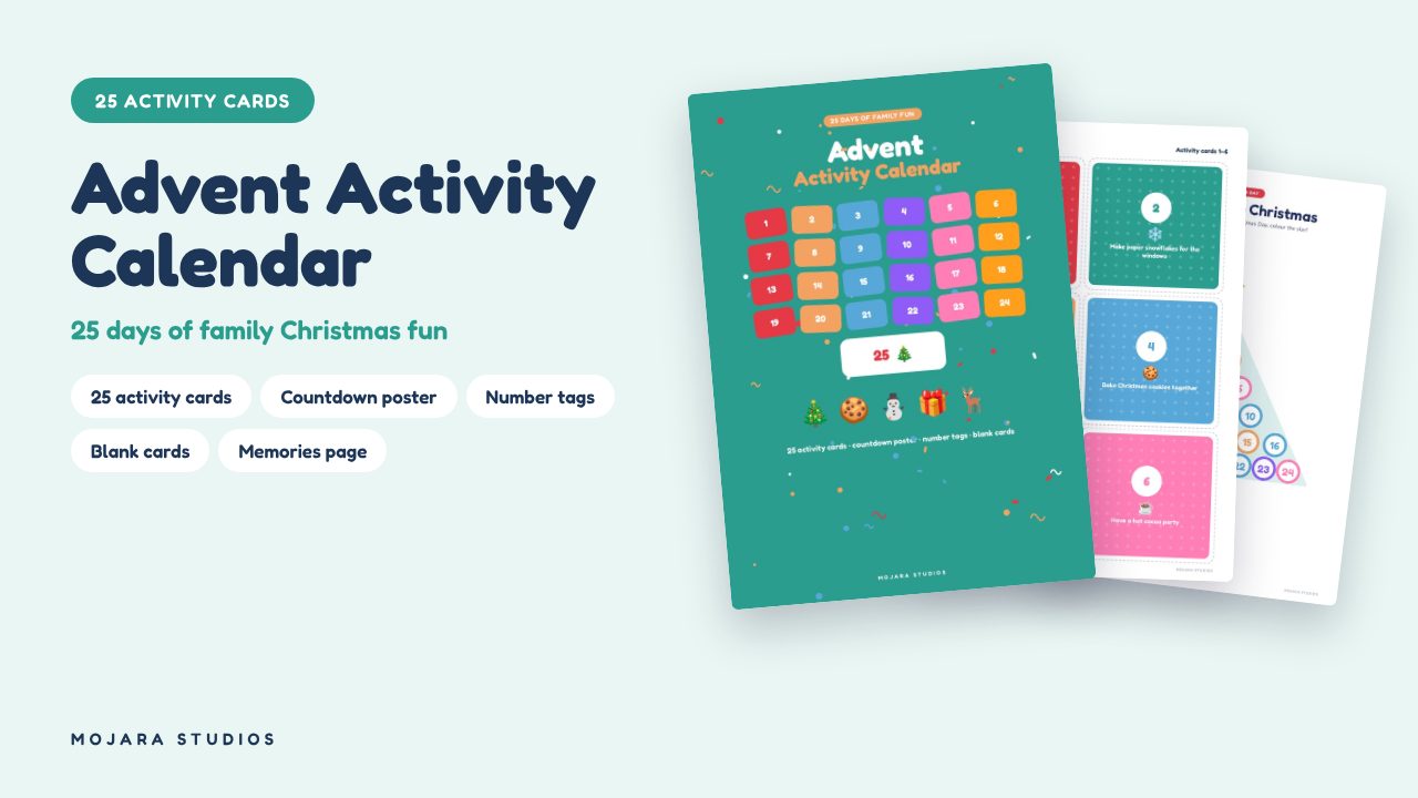Advent Activity Calendar: 25 Days of Family Fun