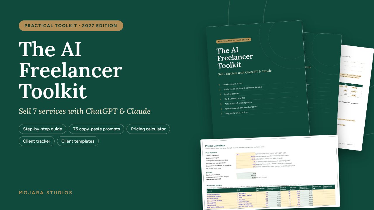 AI Freelancer Toolkit
